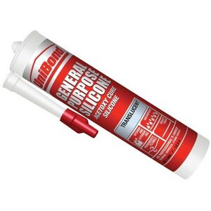 Unibond 2079249 General Purpose Silicone Cartridge Translucent 273g Unibond 2079249 General Purpose Silicone Cartridge Translucent 273g