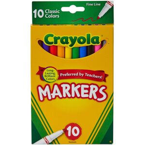 Crayola Fine Line Markers, Multi-Colour, 18.71 x 10.64 x 1.11 cm Crayola Fine Line Markers, Multi-Colour, 18.71 x 10.64 x 1.11 cm