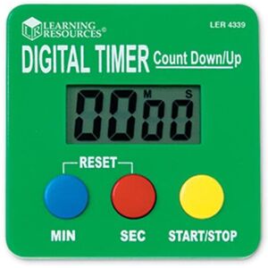 Learning Resources LER4339 Digital Timer Count Down-Up Learning Resources LER4339 Digital Timer Count Down-Up