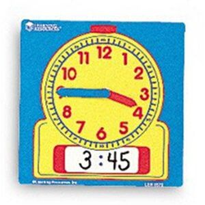 LEARNING RESOURCES LER0572 WRITE-ON/WIPE-OFF CLOCKS STUDENT-10/PK 4-1/2 SQUARE LEARNING RESOURCES LER0572 WRITE-ON/WIPE-OFF CLOCKS STUDENT-10/PK 4-1/2 SQUARE