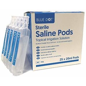 ISDP Sterile Saline Solution Eye Wound Eyewash Pods 25 x 20ml Boxed ISDP Sterile Saline Solution Eye Wound Eyewash Pods 25 x 20ml Boxed