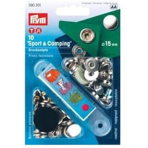 Prym Sport/Camping Press Fasteners, Silver Prym Sport/Camping Press Fasteners, Silver