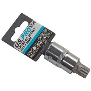 US PRO 1/2" DR Spline Bit Socket M14 X 55MM 3399 US PRO 1/2" DR Spline Bit Socket M14 X 55MM 3399