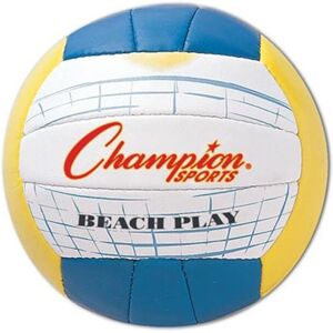 Champion Sports 61277 Beach Volleyball Official Size Multi Colored Champion Sports 61277 Beach Volleyball Official Size Multi Colored