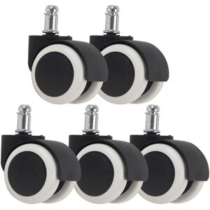 Charles Jacobs 45mm Twin Black Office Chair Seat Replacement Spare Double Castor Charles Jacobs 45mm Twin Black Office Chair Seat Replacement Spare Double Castor