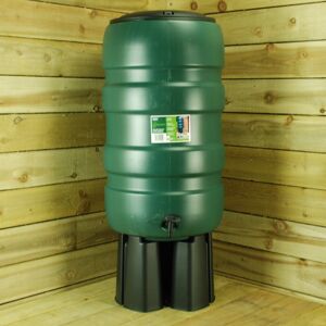 Whitefurze 150 Litre Garden Water Butt Kit with Stand & Rain Water Diverter Whitefurze 150 Litre Garden Water Butt Kit with Stand & Rain Water Diverter