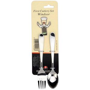 Grunwerg Windsor Childrens First Cutlery set - Stainless Steel Grunwerg Windsor Childrens First Cutlery set - Stainless Steel