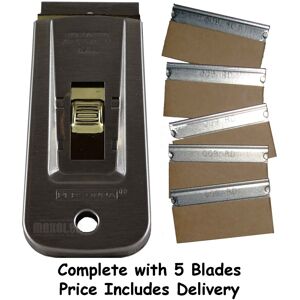 PERSONNA Window Paint Scraper Metal Retractable Razor Blade + 5 Blades American Line PERSONNA Window Paint Scraper Metal Retractable Razor Blade + 5 Blades American Line