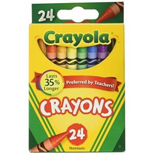 Crayola Crayons 24 in a Box Pack of 6 144 Crayons in Total Crayola Crayons 24 in a Box Pack of 6 144 Crayons in Total