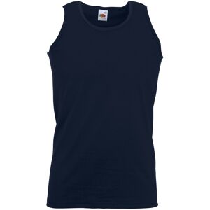 (M, Deep Navy) Fruit Of The Loom Mens Athletic Sleeveless Vest / Tank Top (M, Deep Navy) Fruit Of The Loom Mens Athletic Sleeveless Vest / Tank Top