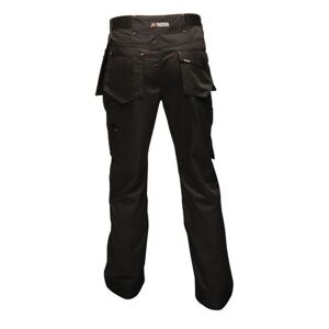 (40R, Black) Regatta Mens Incursion Work Trousers (40R, Black) Regatta Mens Incursion Work Trousers