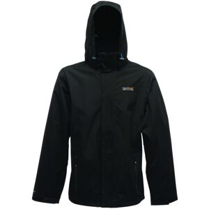 (S, Black) Regatta Great Outdoors Mens Outdoor Classic Matt Hooded Waterproof Ja (S, Black) Regatta Great Outdoors Mens Outdoor Classic Matt Hooded Waterproof Ja