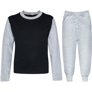 a2zkids (11-12 Years) Kids Girls Boys Pjs Contrast Grey Color Plain Stylish Pyjamas Set a2zkids (11-12 Years) Kids Girls Boys Pjs Contrast Grey Color Plain Stylish Pyjamas Set