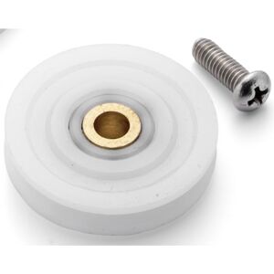 Shower Part 4 x Replacement Shower Door Rollers/Runners/Wheels V Grooved 30mm Wheel Diameter Shower Part 4 x Replacement Shower Door Rollers/Runners/Wheels V Grooved 30mm Wheel Diameter