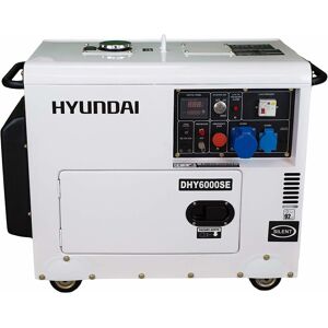 Hyundai DHY6000SE 5.2kW Silenced Diesel Generator Hyundai DHY6000SE 5.2kW Silenced Diesel Generator