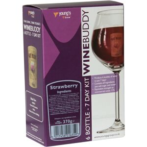 WineBuddy Strawberry 6 Bottle - 7 Day Home brew Wine Making Refill Kit WineBuddy Strawberry 6 Bottle - 7 Day Home brew Wine Making Refill Kit