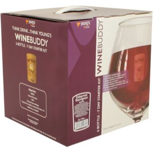 WineBuddy Starter Kit Cabernet Sauvignon 6 Bottle - Home brew Wine Making Kit WineBuddy Starter Kit Cabernet Sauvignon 6 Bottle - Home brew Wine Making Kit