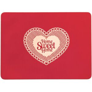 Premier Housewares Set of 4 Red Home Sweet Home Rectangle Placemats Dinner Tableware Dining Mats Premier Housewares Set of 4 Red Home Sweet Home Rectangle Placemats Dinner Tableware Dining Mats