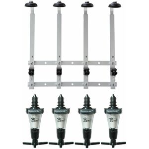 Beaumont 4 x 25ml Solo Bar Optic Spirit Measure & 4 Bottles 70cl/1L Wall Mounted Bracket Beaumont 4 x 25ml Solo Bar Optic Spirit Measure & 4 Bottles 70cl/1L Wall Mounted Bracket