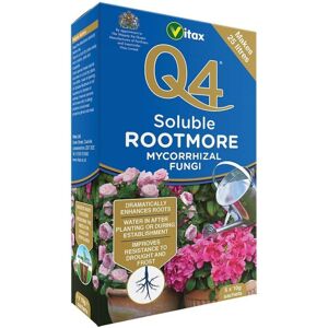 Vitax Q4 Rootmore Soluble Mycorrhizal Fungi 5x10g Makes 25 Litres Enhances Root Vitax Q4 Rootmore Soluble Mycorrhizal Fungi 5x10g Makes 25 Litres Enhances Root