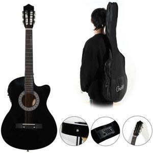 Unbranded Adult Full Size Electro Acoustic Guitar Starter Kit For Beginners Unbranded Adult Full Size Electro Acoustic Guitar Starter Kit For Beginners
