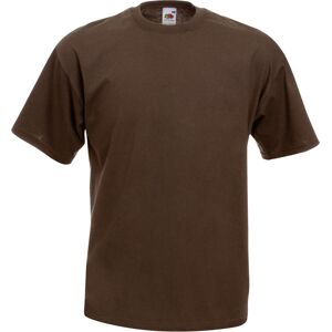 (2XL, Chocolate) Fruit Of The Loom Mens Valueweight Short Sleeve T-Shirt (2XL, Chocolate) Fruit Of The Loom Mens Valueweight Short Sleeve T-Shirt