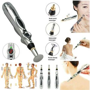 Unbranded Electric Acupuncture Pen Massager Non-Piercing Meridian Therapy with 3 Heads (Do Unbranded Electric Acupuncture Pen Massager Non-Piercing Meridian Therapy with 3 Heads (Do