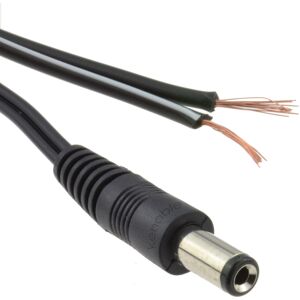 kenable 2.1mm x 5.5mm Male DC Plug to Bare Ended Power Cable 3m kenable 2.1mm x 5.5mm Male DC Plug to Bare Ended Power Cable 3m