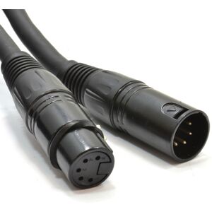 kenable PULSE DMX Spiral Shielded Insulated 5 Pin 2 Pair Male Female Cable 5m kenable PULSE DMX Spiral Shielded Insulated 5 Pin 2 Pair Male Female Cable 5m