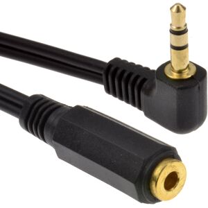 kenable 3.5mm Right Angle Stereo Jack to Socket Headphone Extension Cable 0.5m kenable 3.5mm Right Angle Stereo Jack to Socket Headphone Extension Cable 0.5m