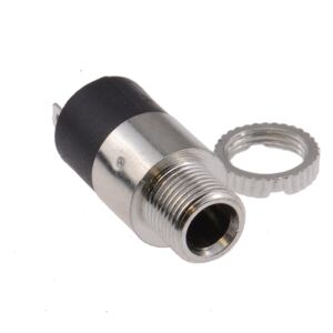 kenable 3.5mm Jack 3 Pole Stereo Panel Mount Solder Terminal With Locking Nut kenable 3.5mm Jack 3 Pole Stereo Panel Mount Solder Terminal With Locking Nut