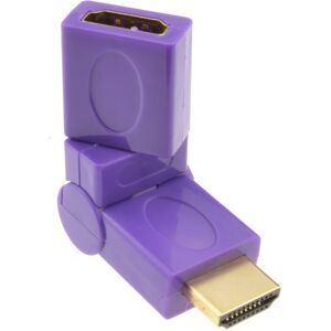 kenable HDMI 360 Degree Bend Multi Angle Rotating Socket to Plug Adapter kenable HDMI 360 Degree Bend Multi Angle Rotating Socket to Plug Adapter