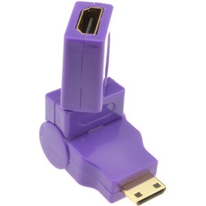 kenable HDMI Socket to Mini C Type 360 Degree Multi Angle Rotating Adapter kenable HDMI Socket to Mini C Type 360 Degree Multi Angle Rotating Adapter
