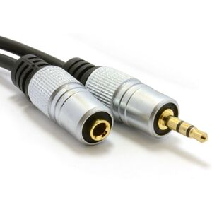 kenable Pro Audio Metal 3.5mm Jack Stereo Headphone Extension Cable Gold 3m kenable Pro Audio Metal 3.5mm Jack Stereo Headphone Extension Cable Gold 3m