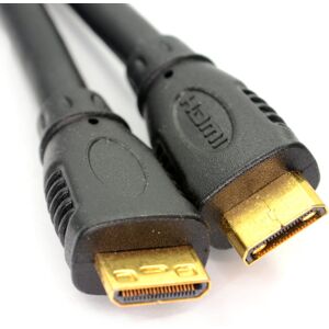 kenable Mini HDMI Type C Male Plug to Mini HDMI Type C Male Cable Lead GOLD 2m kenable Mini HDMI Type C Male Plug to Mini HDMI Type C Male Cable Lead GOLD 2m