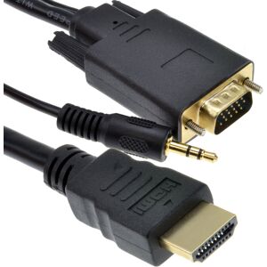 kenable HDMI to SVGA with Audio PC or Laptop to Monitor TV Video Cable 1m kenable HDMI to SVGA with Audio PC or Laptop to Monitor TV Video Cable 1m