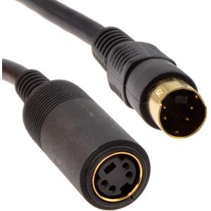 kenable SVHS S video Plug to Socket Extension Cable GOLD 5m kenable SVHS S video Plug to Socket Extension Cable GOLD 5m