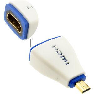 kenable PRO HDMI 2.0 Socket to MICRO HDMI Plug High Speed Adapter White kenable PRO HDMI 2.0 Socket to MICRO HDMI Plug High Speed Adapter White