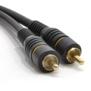 kenable Premium 75 Ohm Digital Audio COAX Gold Plated RCA Phono Cable 1.5m kenable Premium 75 Ohm Digital Audio COAX Gold Plated RCA Phono Cable 1.5m