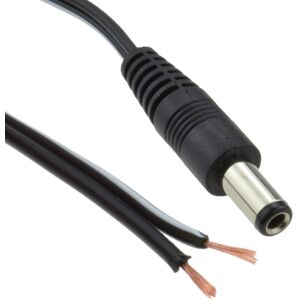 kenable 2.5mm x 5.5mm Male DC Plug to Bare Ended Power Cable 5m kenable 2.5mm x 5.5mm Male DC Plug to Bare Ended Power Cable 5m