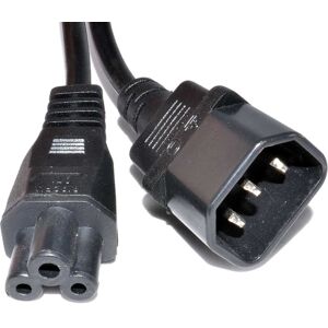 kenable IEC Plug C14 to Cloverleaf Plug C5 Converter Adapter Power Cable 1m kenable IEC Plug C14 to Cloverleaf Plug C5 Converter Adapter Power Cable 1m