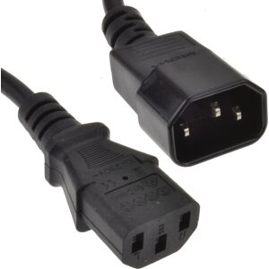 kenable Power Extension Cable IEC Male to Female UPS Lead C14 to C13 1m kenable Power Extension Cable IEC Male to Female UPS Lead C14 to C13 1m