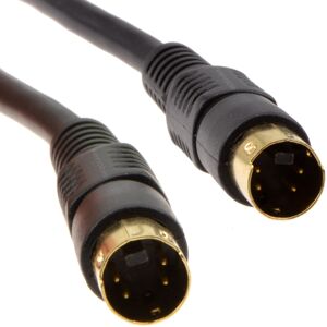 kenable SVHS S video Plug to Plug Video Cable 4 pin Mini DIN Gold 3m kenable SVHS S video Plug to Plug Video Cable 4 pin Mini DIN Gold 3m