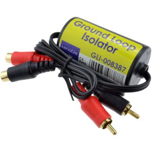 kenable Phono RCA Ground Loop Isolator Female to Male Earthing for Audio kenable Phono RCA Ground Loop Isolator Female to Male Earthing for Audio