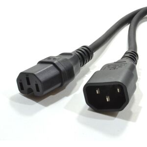 kenable Power Extension Cable IEC Male to Female UPS Lead C14 to C15 2m kenable Power Extension Cable IEC Male to Female UPS Lead C14 to C15 2m