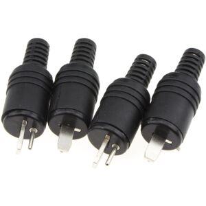 kenable 2 pin DIN Plug Speaker and HiFi Connector Screw Terminals Strain [4 Pack kenable 2 pin DIN Plug Speaker and HiFi Connector Screw Terminals Strain [4 Pack