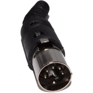 kenable 5 Pin Din Male Soldering End Terminal & Strain Relief for MIDI Cables kenable 5 Pin Din Male Soldering End Terminal & Strain Relief for MIDI Cables