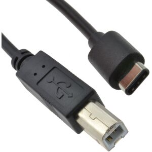 kenable USB Type C Male Plug to B Type Printer Male Plug Cable Black 2m kenable USB Type C Male Plug to B Type Printer Male Plug Cable Black 2m