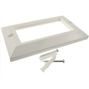 kenable Faceplate 4 Port Bevelled Double Gang 146 x 86mm for RJ45 Modules kenable Faceplate 4 Port Bevelled Double Gang 146 x 86mm for RJ45 Modules