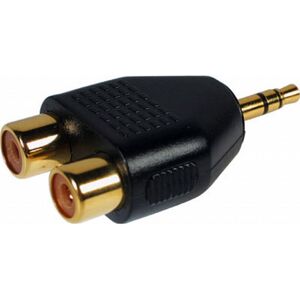 kenable 3.5mm Stereo Jack to Phono Red White RCA Socket Audio Adapter GOLD kenable 3.5mm Stereo Jack to Phono Red White RCA Socket Audio Adapter GOLD
